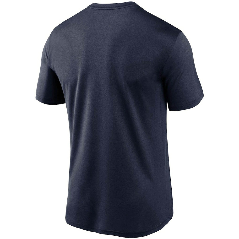 New England Patriots Logo Essential Legend Performance T-Shirt - Navy T-shirts