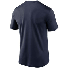 New England Patriots Logo Essential Legend Performance T-Shirt - Navy T-shirts