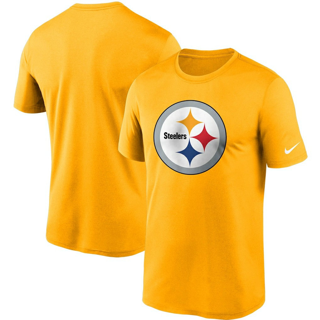Pittsburgh Steelers Logo Essential Legend Performance T-Shirt - Gold T-shirts