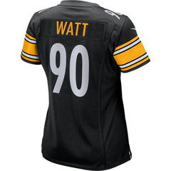 T.J. Watt Pittsburgh Steelers Women's Game Jersey - Black Jerseys
