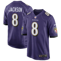 Lamar Jackson Baltimore Ravens Game Jersey - Purple Jerseys