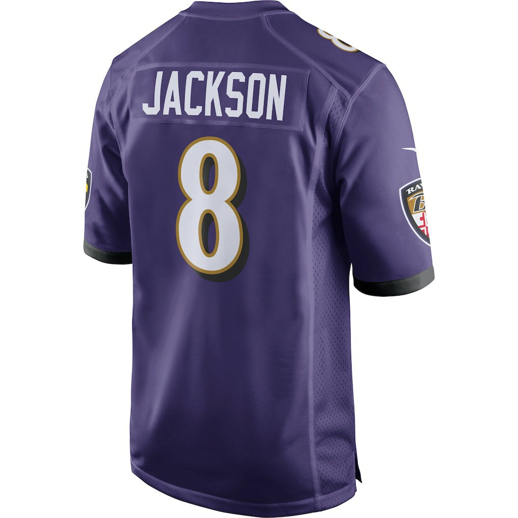 Lamar Jackson Baltimore Ravens Game Jersey - Purple Jerseys
