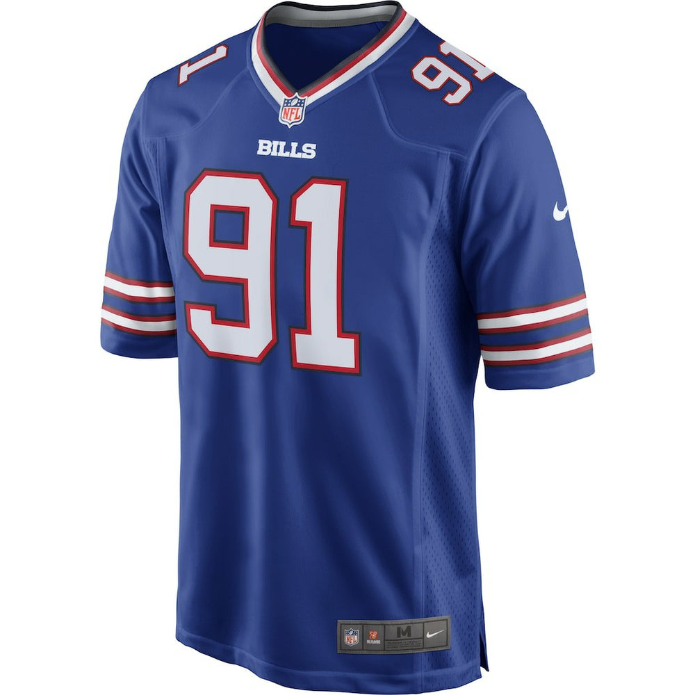 Ed Oliver Buffalo Bills Team Game Player Jersey - Royal Jerseys