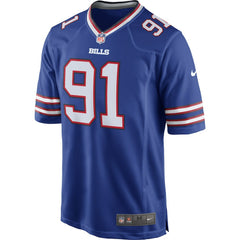 Ed Oliver Buffalo Bills Team Game Player Jersey - Royal Jerseys