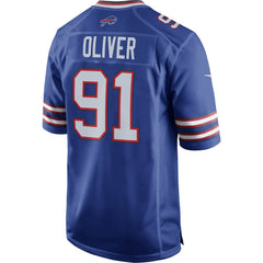 Ed Oliver Buffalo Bills Team Game Player Jersey - Royal Jerseys