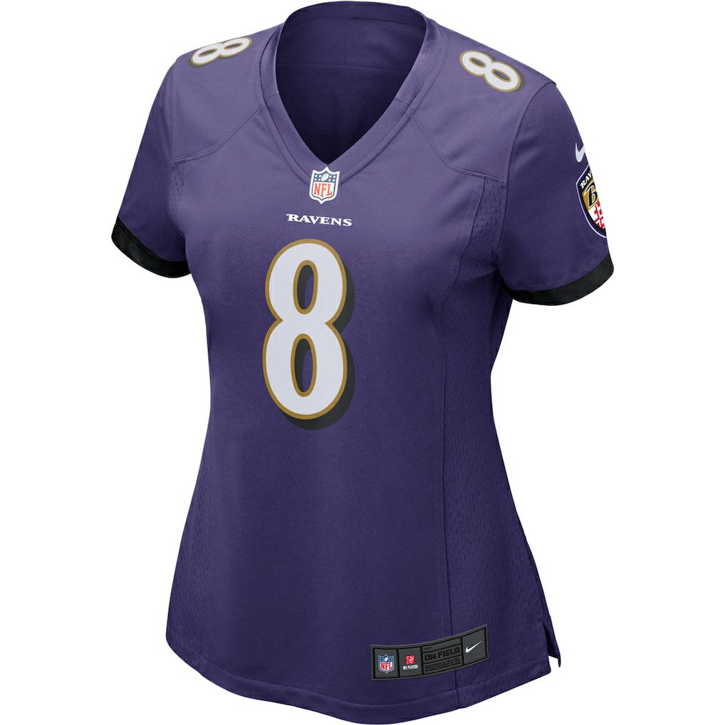 Lamar Jackson Baltimore Ravens Women's Game Jersey - Purple Jerseys