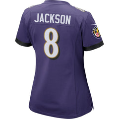 Lamar Jackson Baltimore Ravens Women's Game Jersey - Purple Jerseys