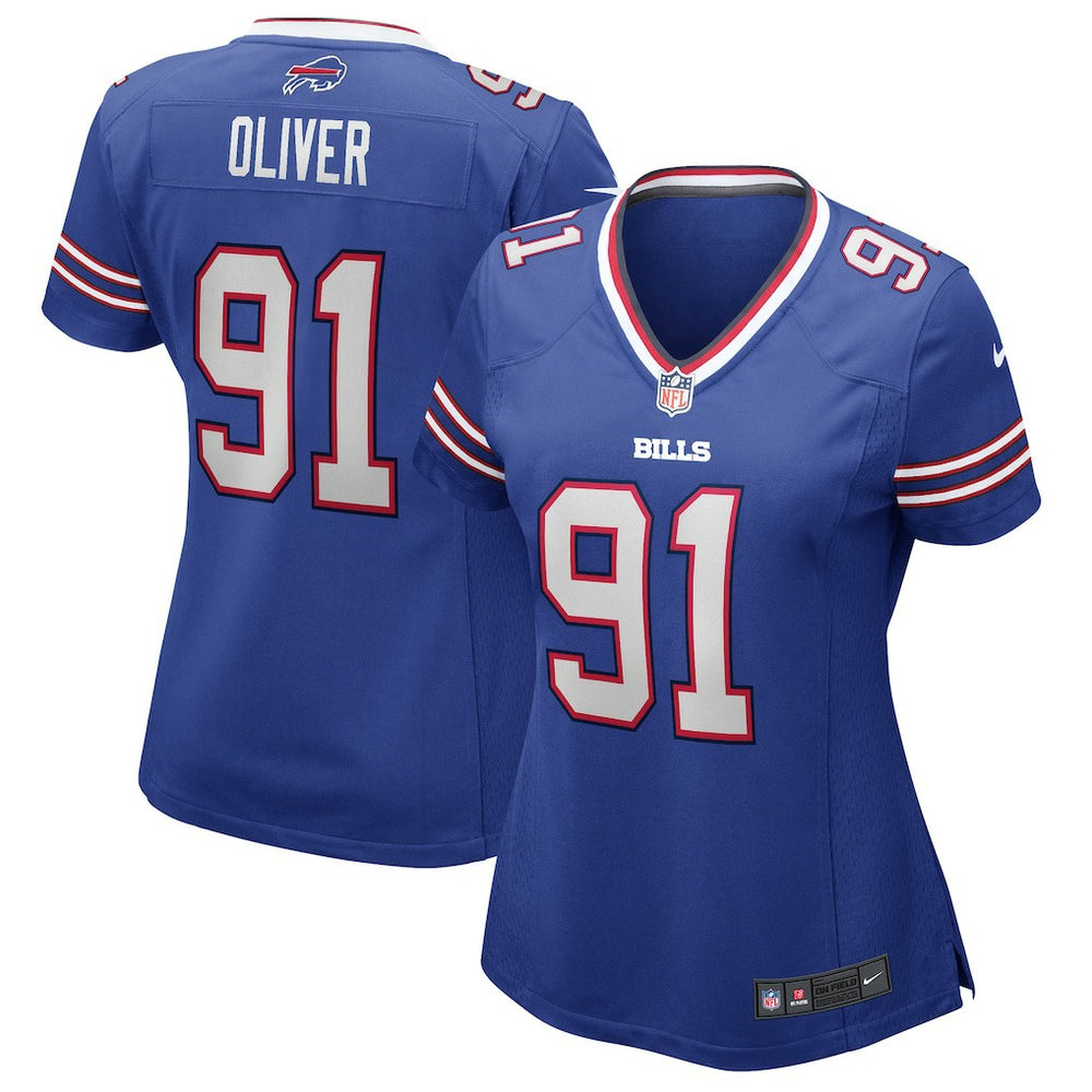 Ed Oliver Buffalo Bills Women's Game Jersey - Royal Jerseys