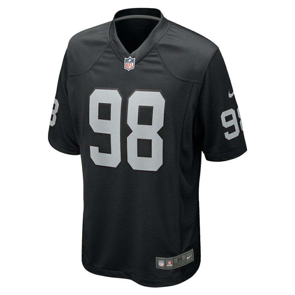Maxx Crosby Las Vegas Raiders Game Jersey - Black Jerseys
