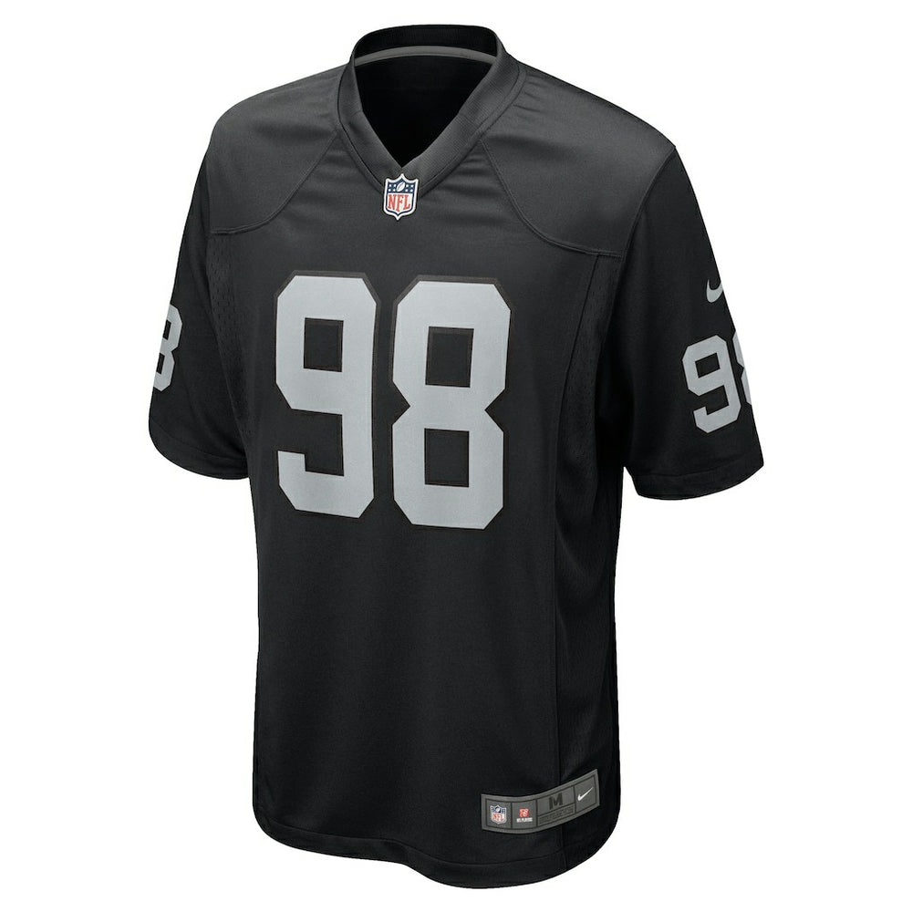 Maxx Crosby Las Vegas Raiders Game Jersey - Black Jerseys