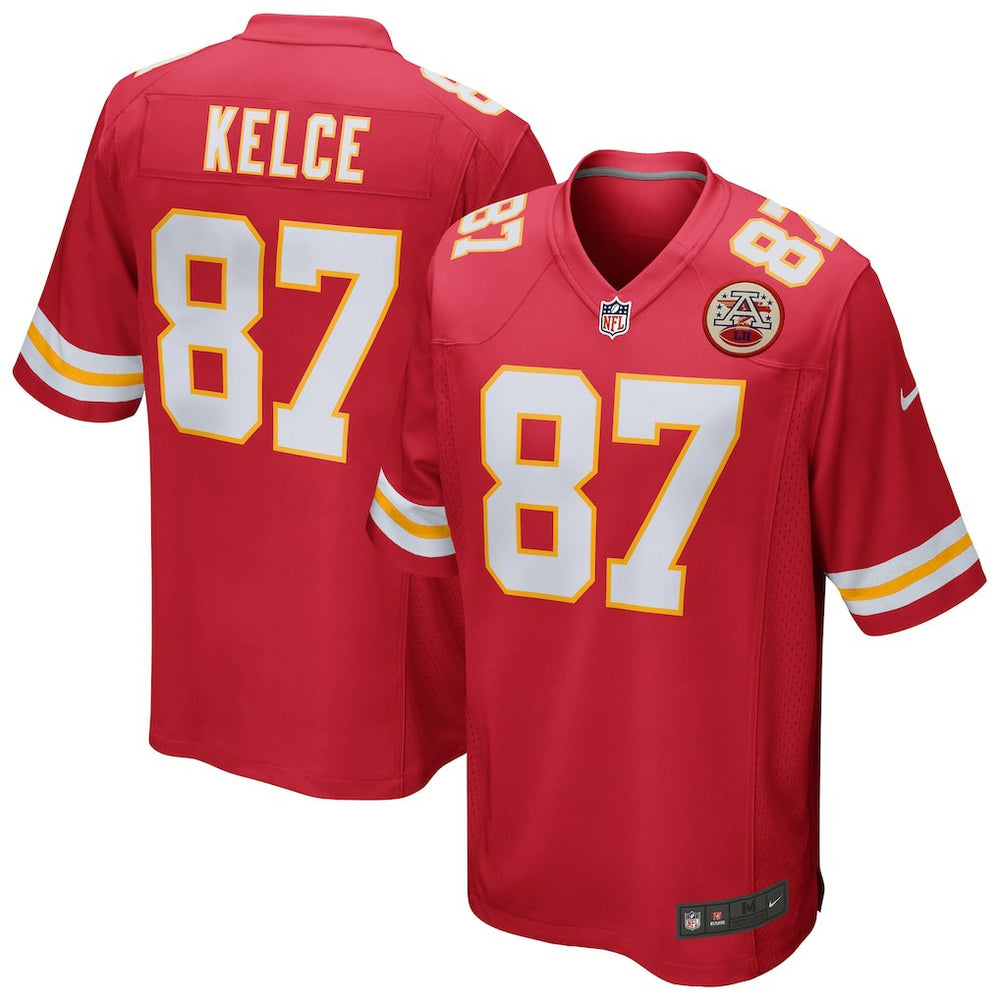 Travis Kelce Kansas City Chiefs Game Jersey - Red Jerseys