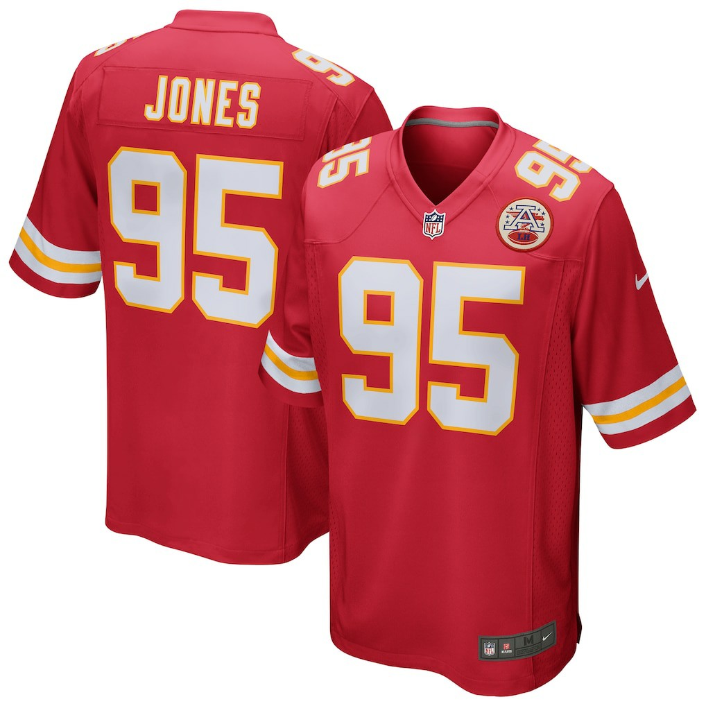 Chris Jones Kansas City Chiefs Game Jersey - Red Jerseys