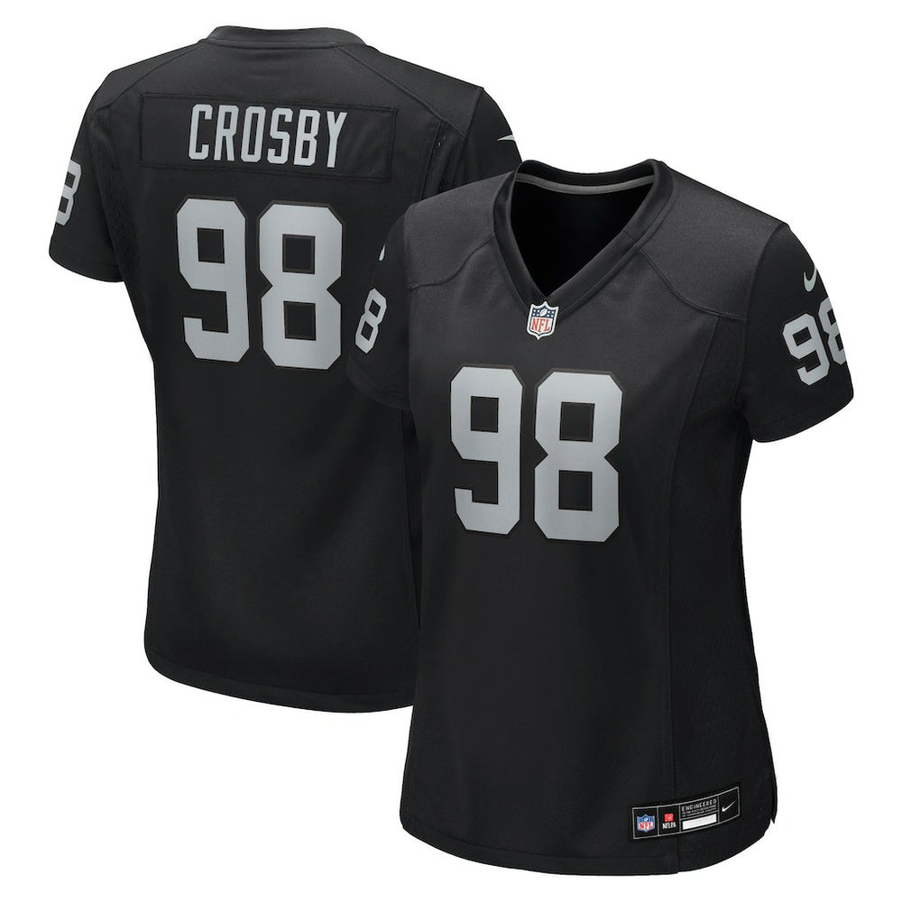 Maxx Crosby Las Vegas Raiders Women's Jersey - Black Jerseys