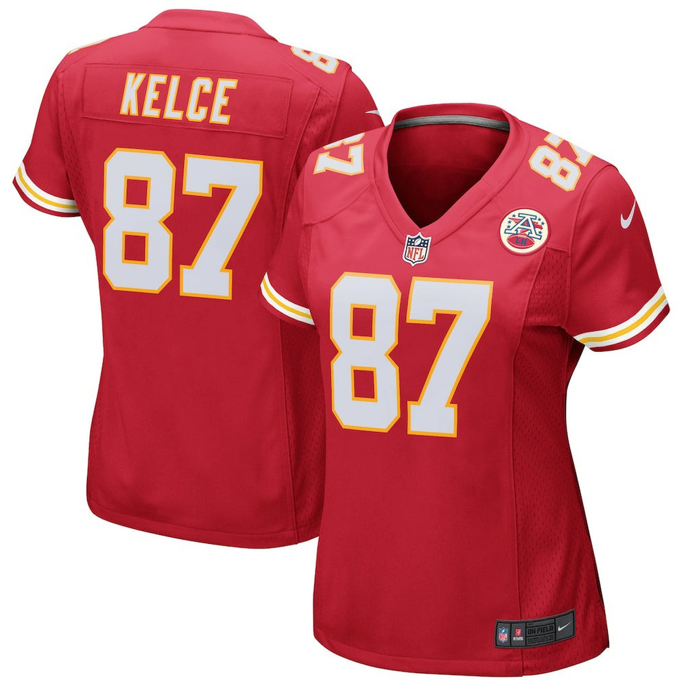Travis Kelce Kansas City Chiefs Women's Game Jersey - Red Jerseys