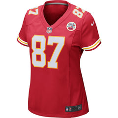 Travis Kelce Kansas City Chiefs Women's Game Jersey - Red Jerseys