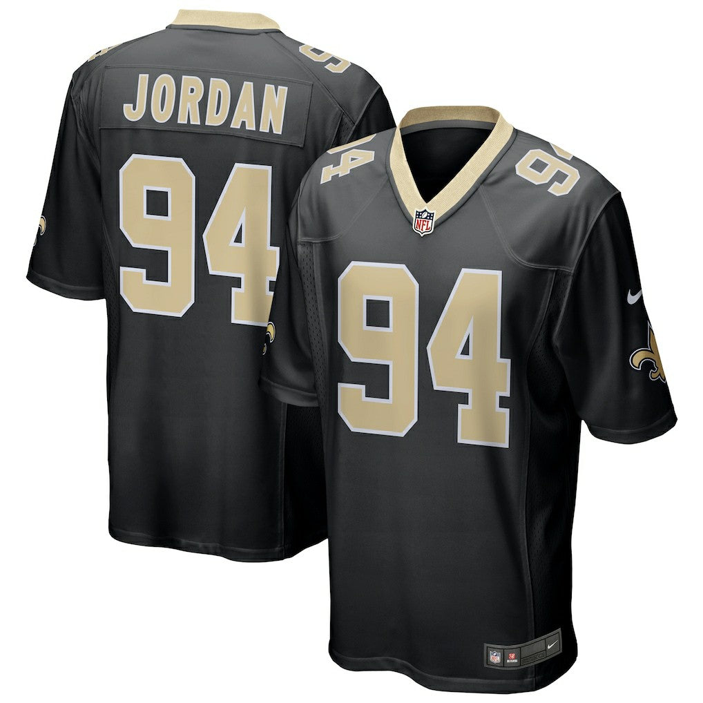 Cameron Jordan New Orleans Saints Game Jersey - Black Jerseys