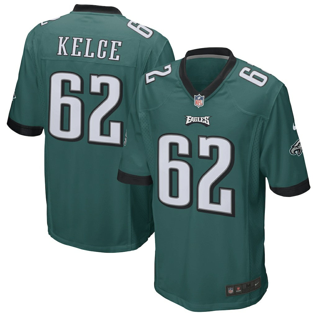 Jason Kelce Philadelphia Eagles Game Jersey - Midnight Green Jerseys