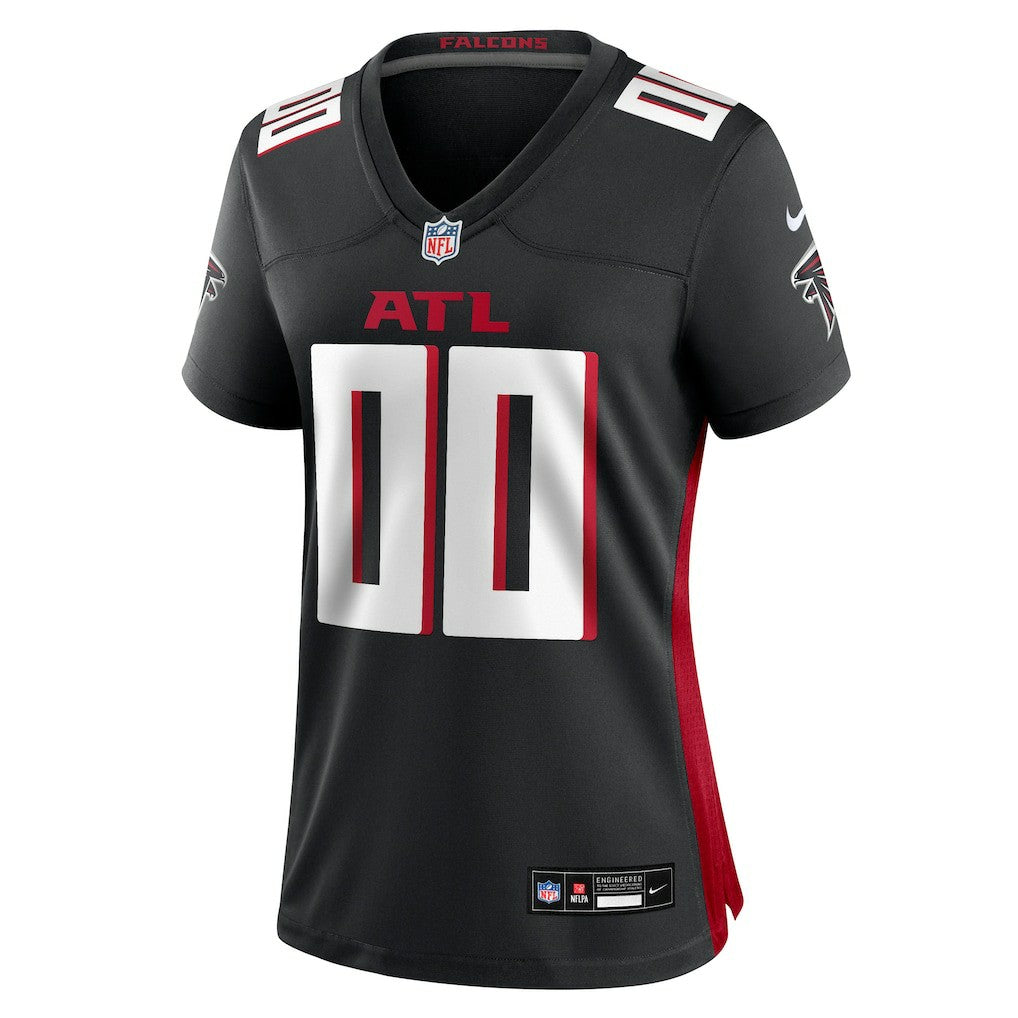 Atlanta Falcons Women's Custom Game Jersey - Black Jerseys