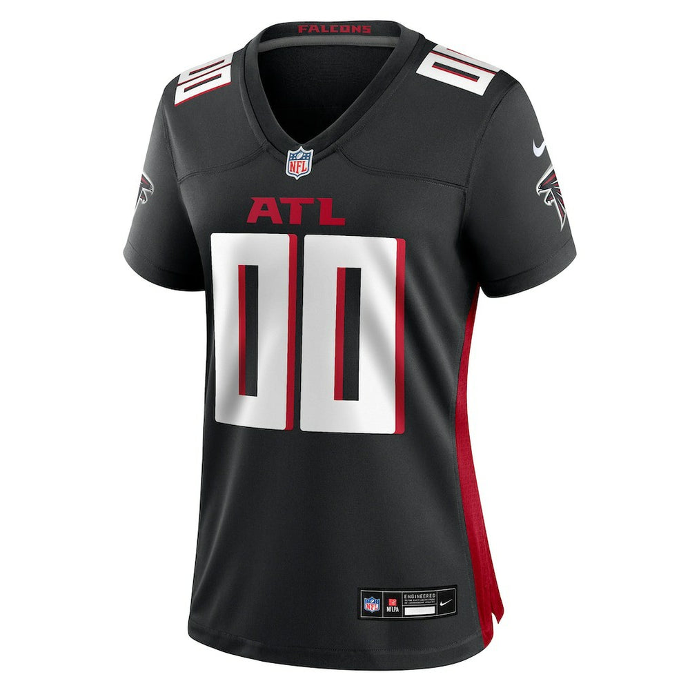 Atlanta Falcons Women's Custom Game Jersey - Black Jerseys