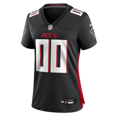 Atlanta Falcons Women's Custom Game Jersey - Black Jerseys