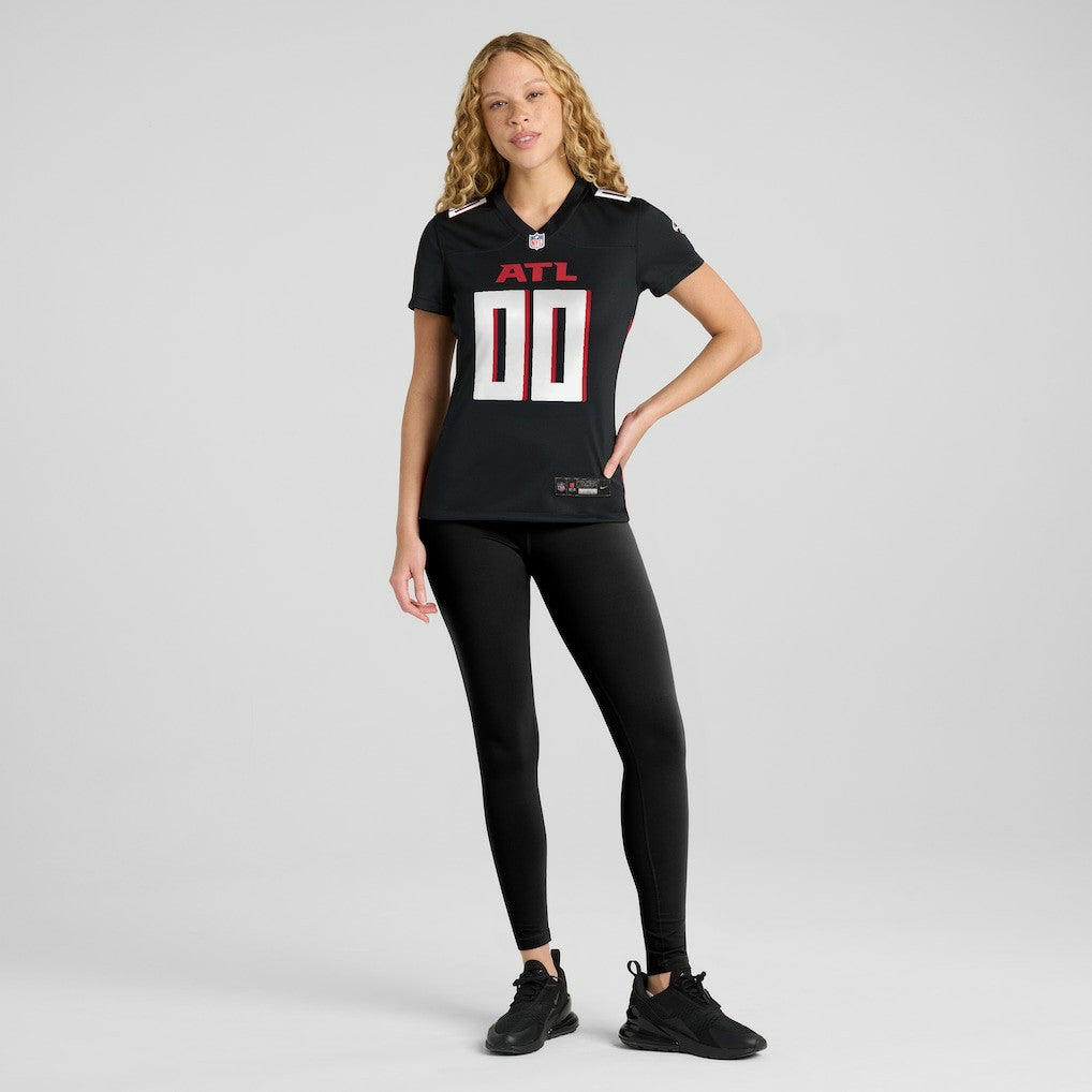Atlanta Falcons Women's Custom Game Jersey - Black Jerseys