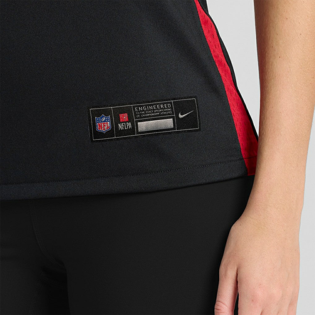 Atlanta Falcons Women's Custom Game Jersey - Black Jerseys