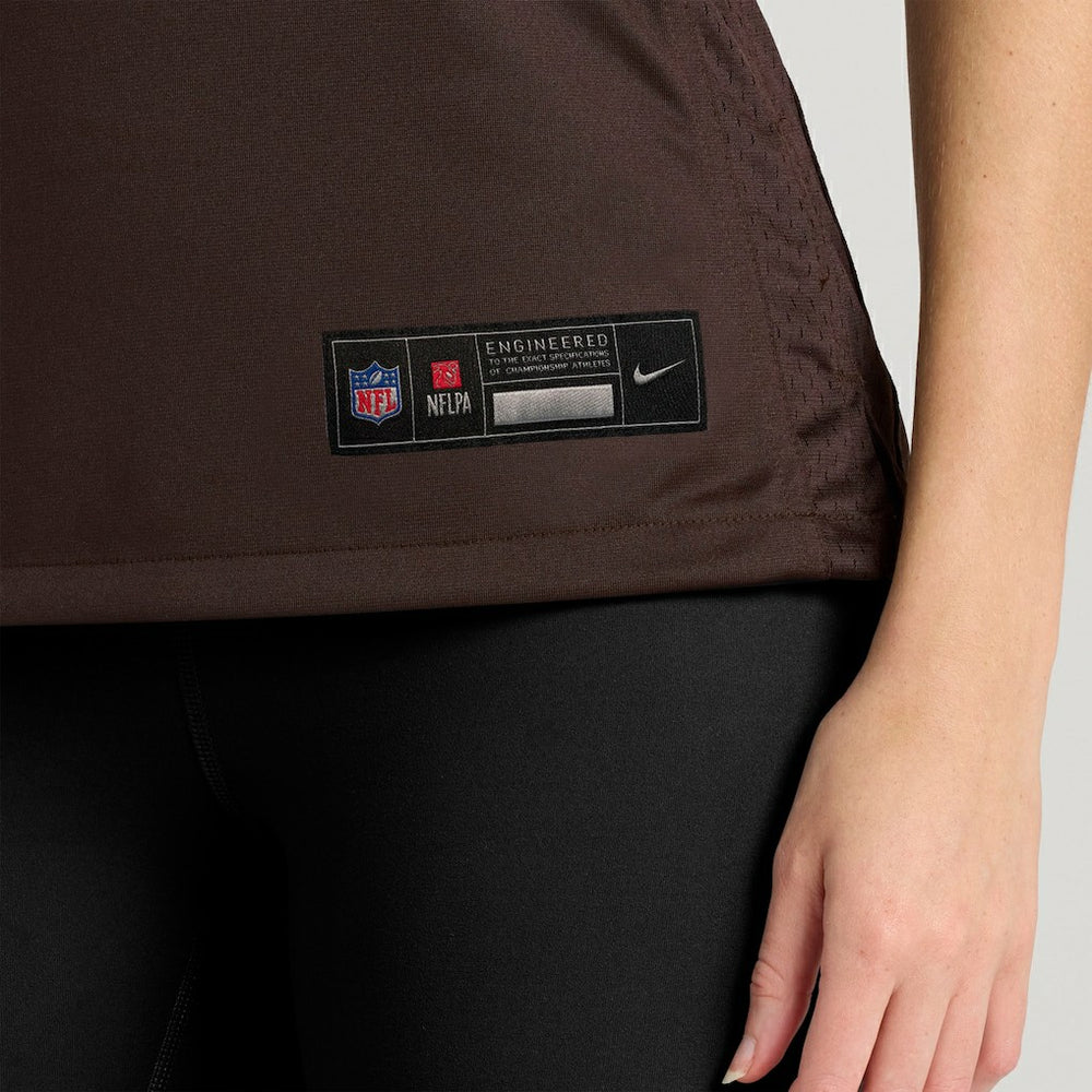 Cleveland Browns Women's Custom Game Jersey - Brown Jerseys