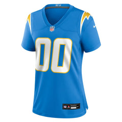 Los Angeles Chargers Women's Custom Game Jersey - Powder Blue Jerseys
