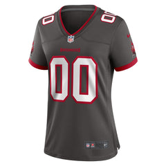 Tampa Bay Buccaneers Women's Alternate Custom Game Jersey - Pewter Jerseys