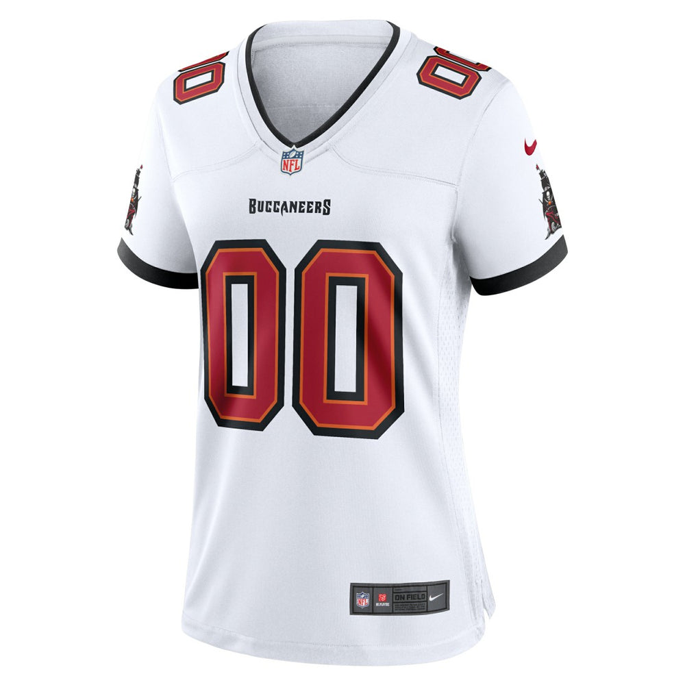 Tampa Bay Buccaneers Women's Custom Game Jersey - White Jerseys