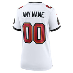 Tampa Bay Buccaneers Women's Custom Game Jersey - White Jerseys