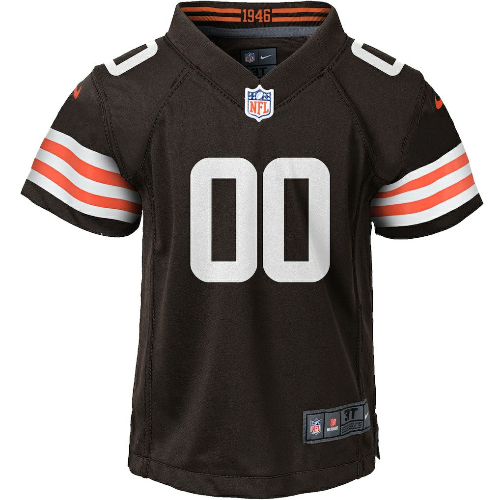 Cleveland Browns Youth Custom Game Jersey - Brown Jerseys