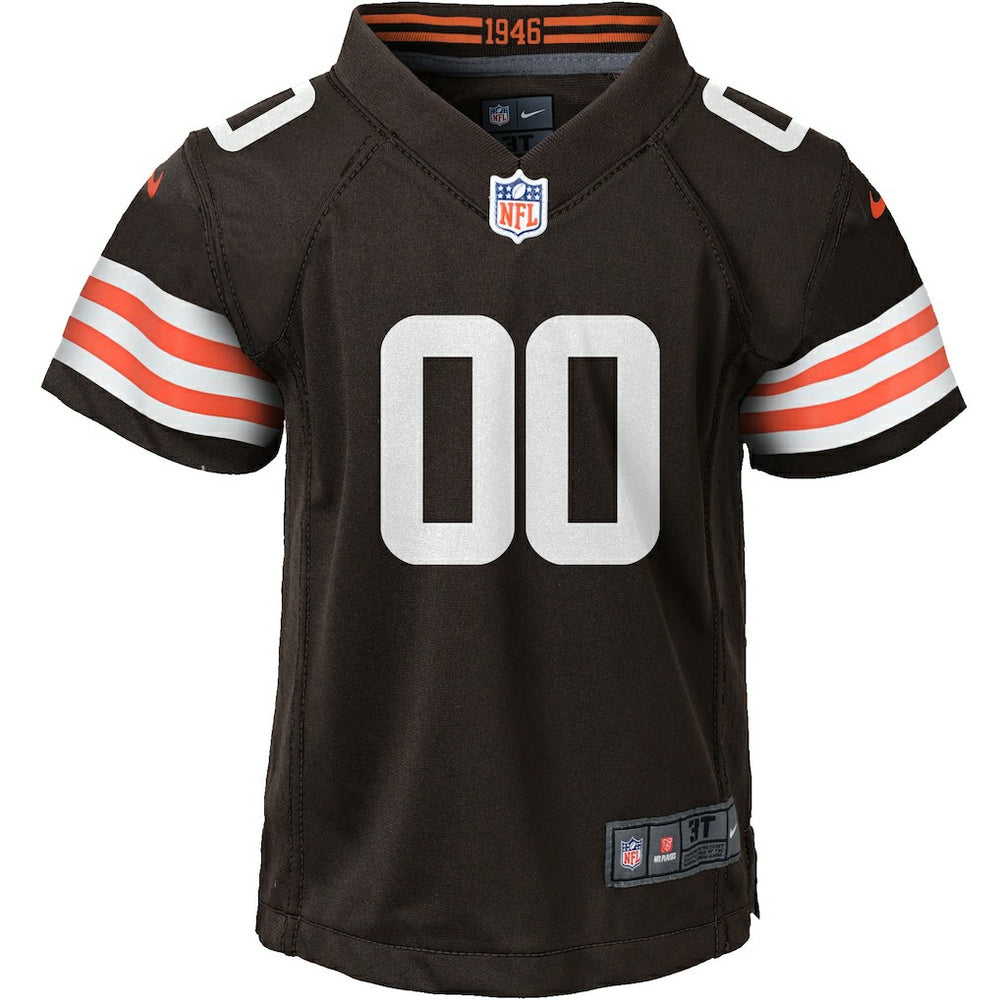 Cleveland Browns Youth Custom Game Jersey - Brown Jerseys