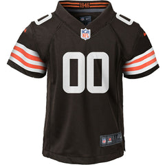 Cleveland Browns Youth Custom Game Jersey - Brown Jerseys