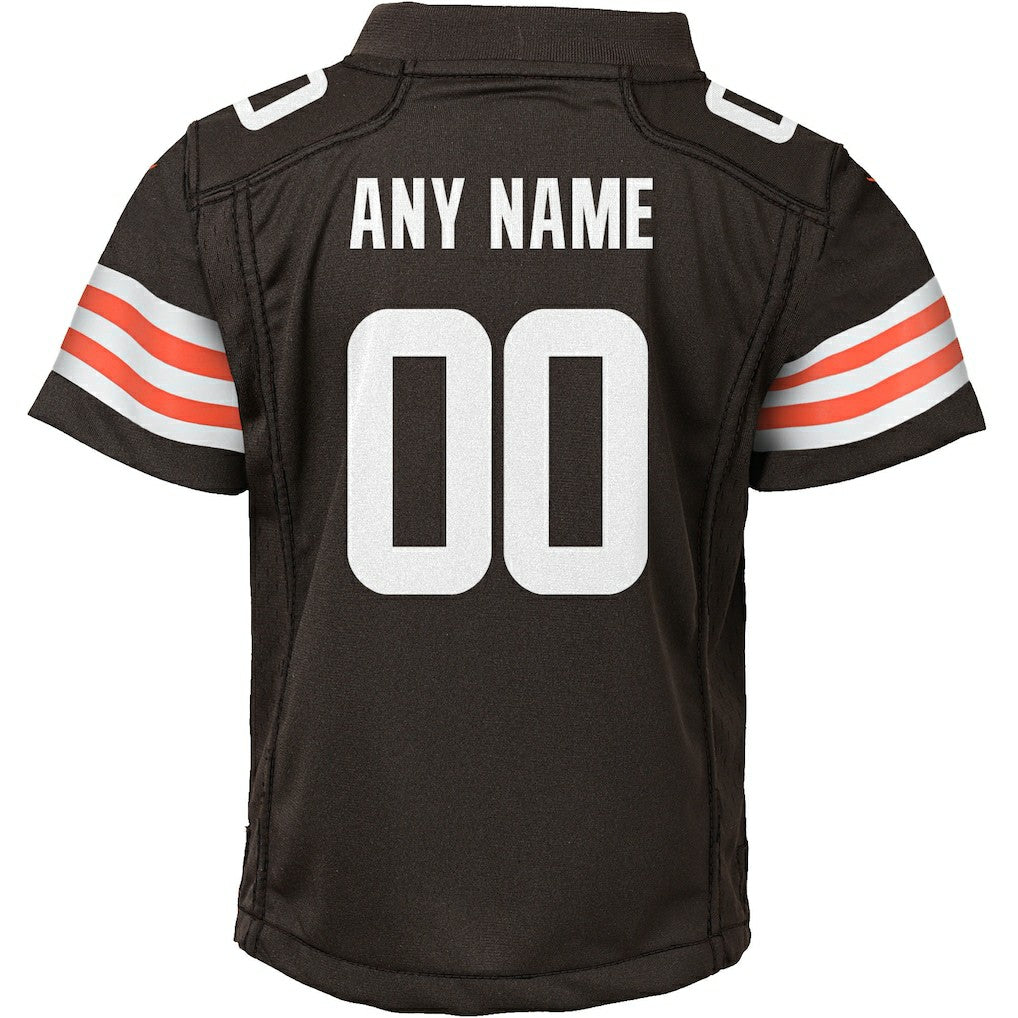 Cleveland Browns Youth Custom Game Jersey - Brown Jerseys