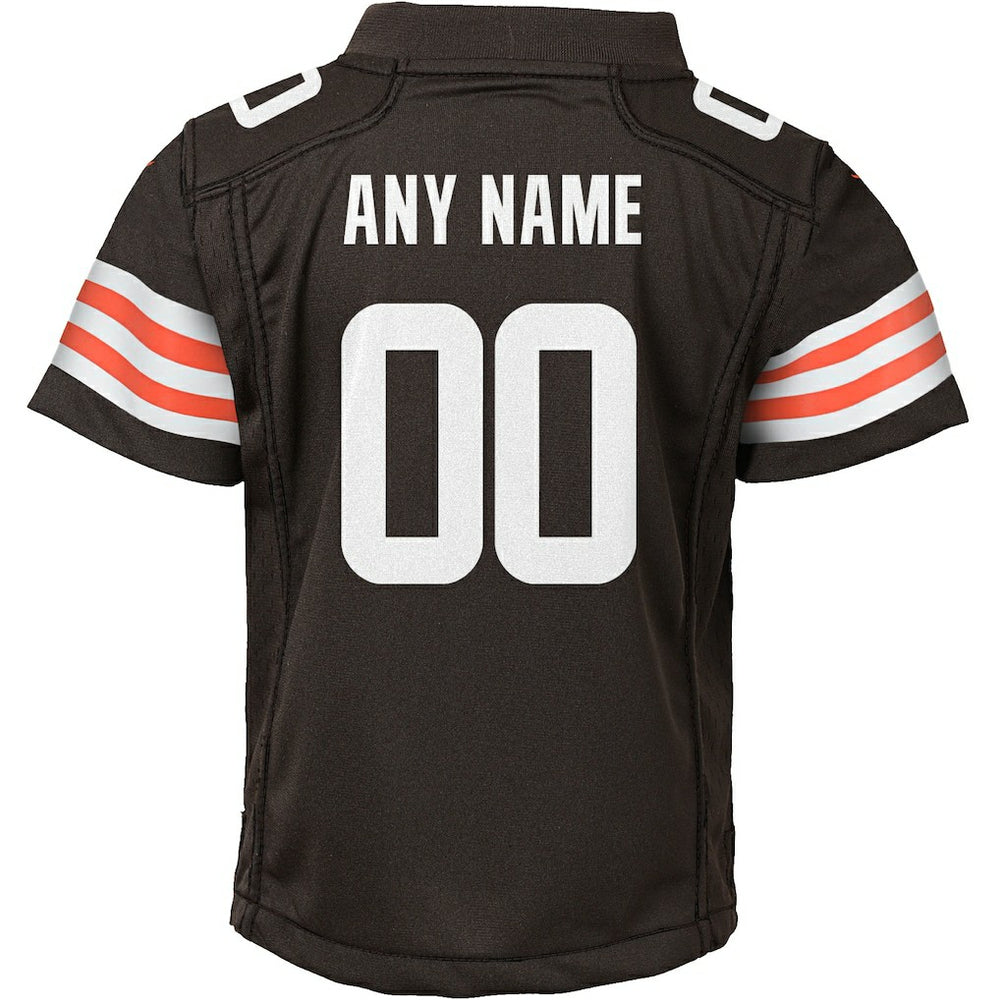 Cleveland Browns Youth Custom Game Jersey - Brown Jerseys