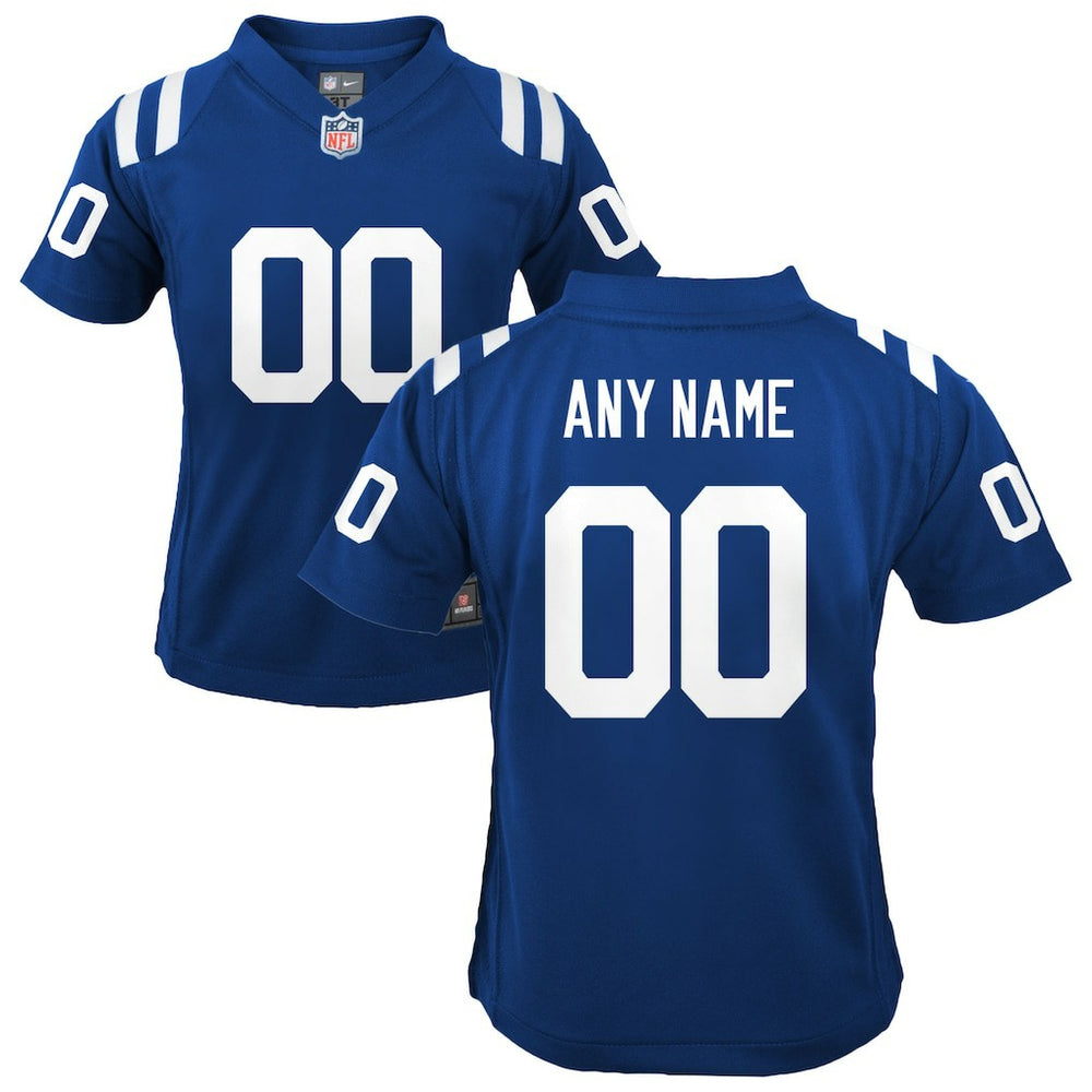 Indianapolis Colts Youth Custom Game Jersey - Royal Jerseys