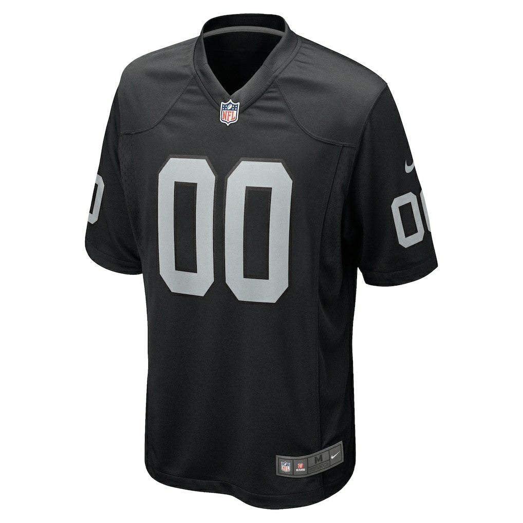 Las Vegas Raiders Youth Custom Game Jersey - Black Jerseys