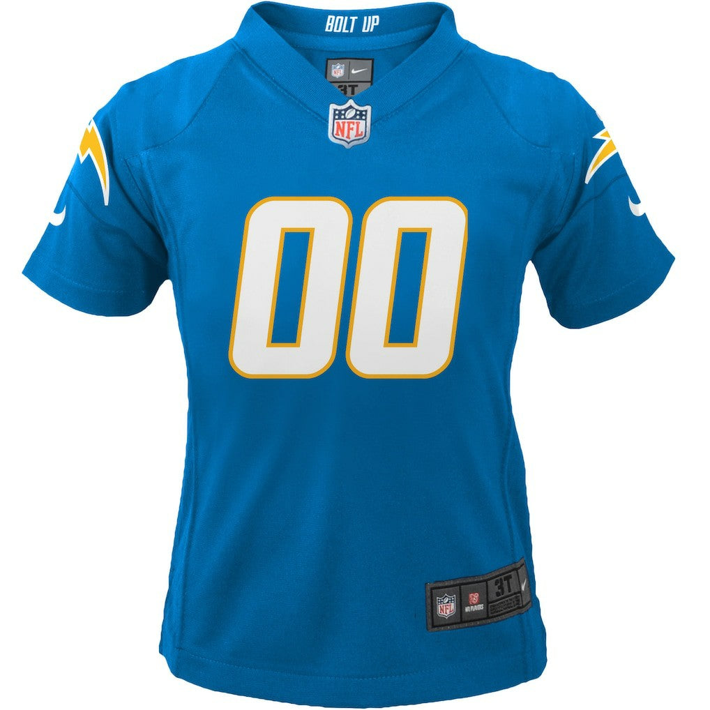 Los Angeles Chargers Youth Custom Game Jersey - Powder Blue Jerseys