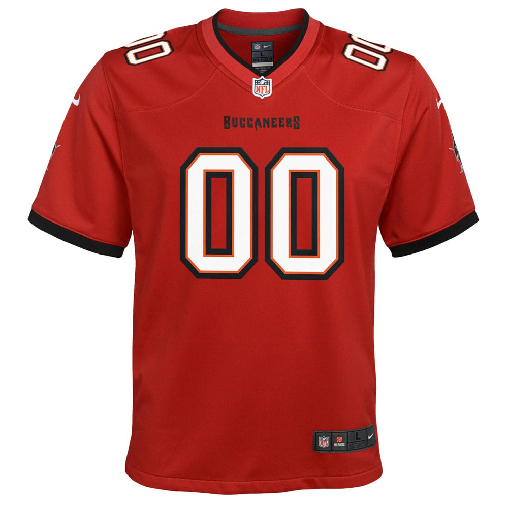 Tampa Bay Buccaneers Youth Custom Game Jersey - Red Jerseys
