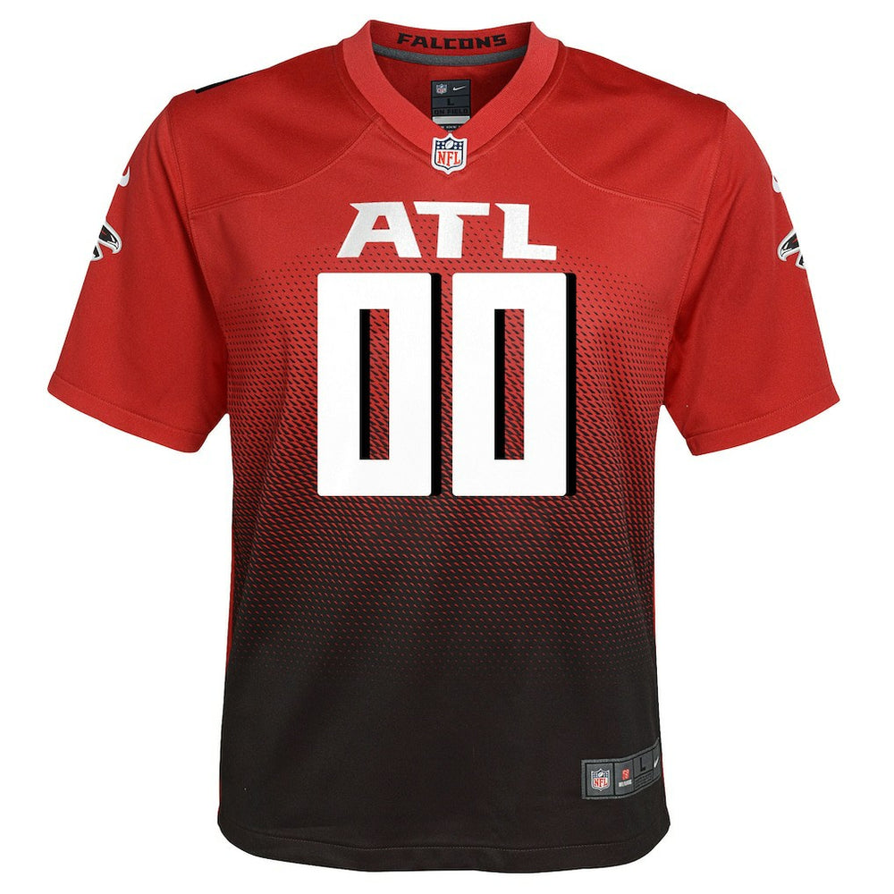 Atlanta Falcons Youth Alternate Custom Game Jersey - Red Jerseys
