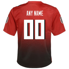 Atlanta Falcons Youth Alternate Custom Game Jersey - Red Jerseys