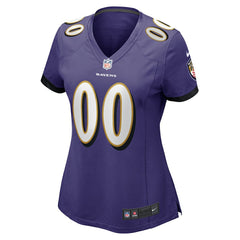Baltimore Ravens Women's Custom Game Jersey - Purple Jerseys