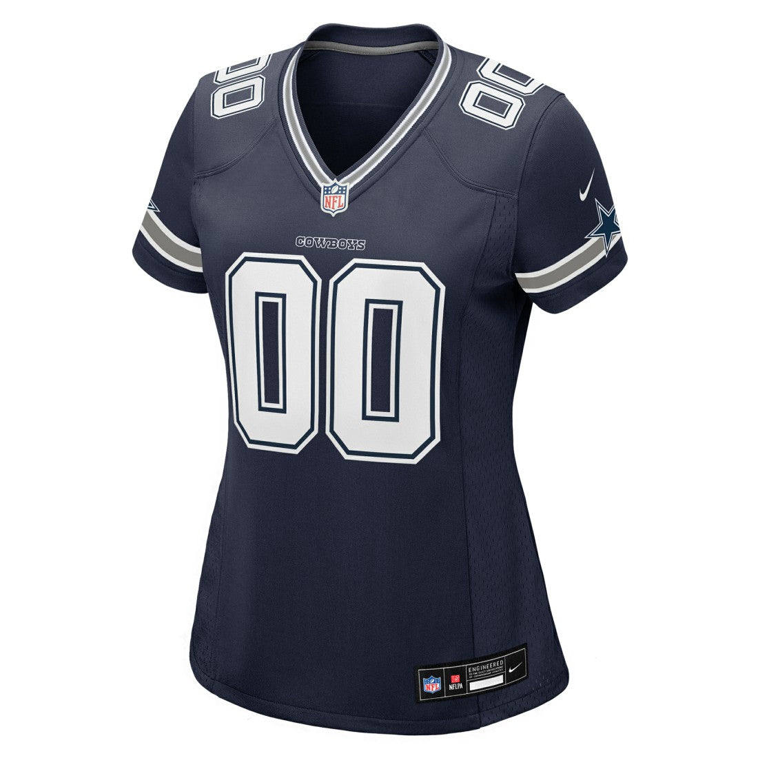 Dallas Cowboys Women's Custom Game Jersey - Navy Jerseys
