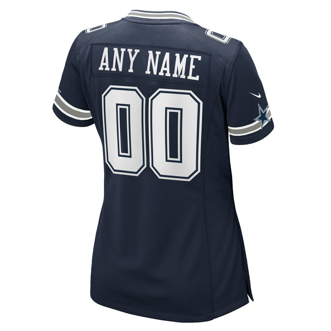 Dallas Cowboys Women's Custom Game Jersey - Navy Jerseys