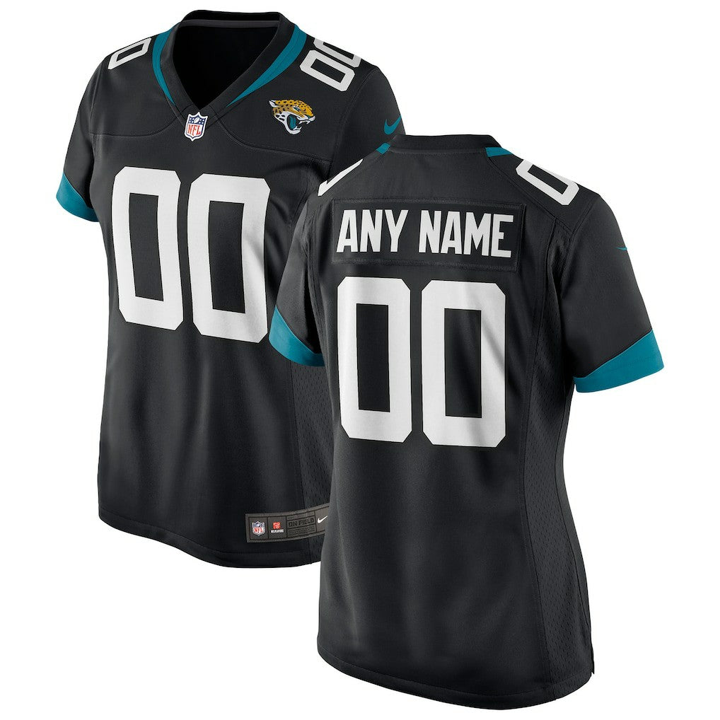 Jacksonville Jaguars Women's Custom Jersey - Black Jerseys