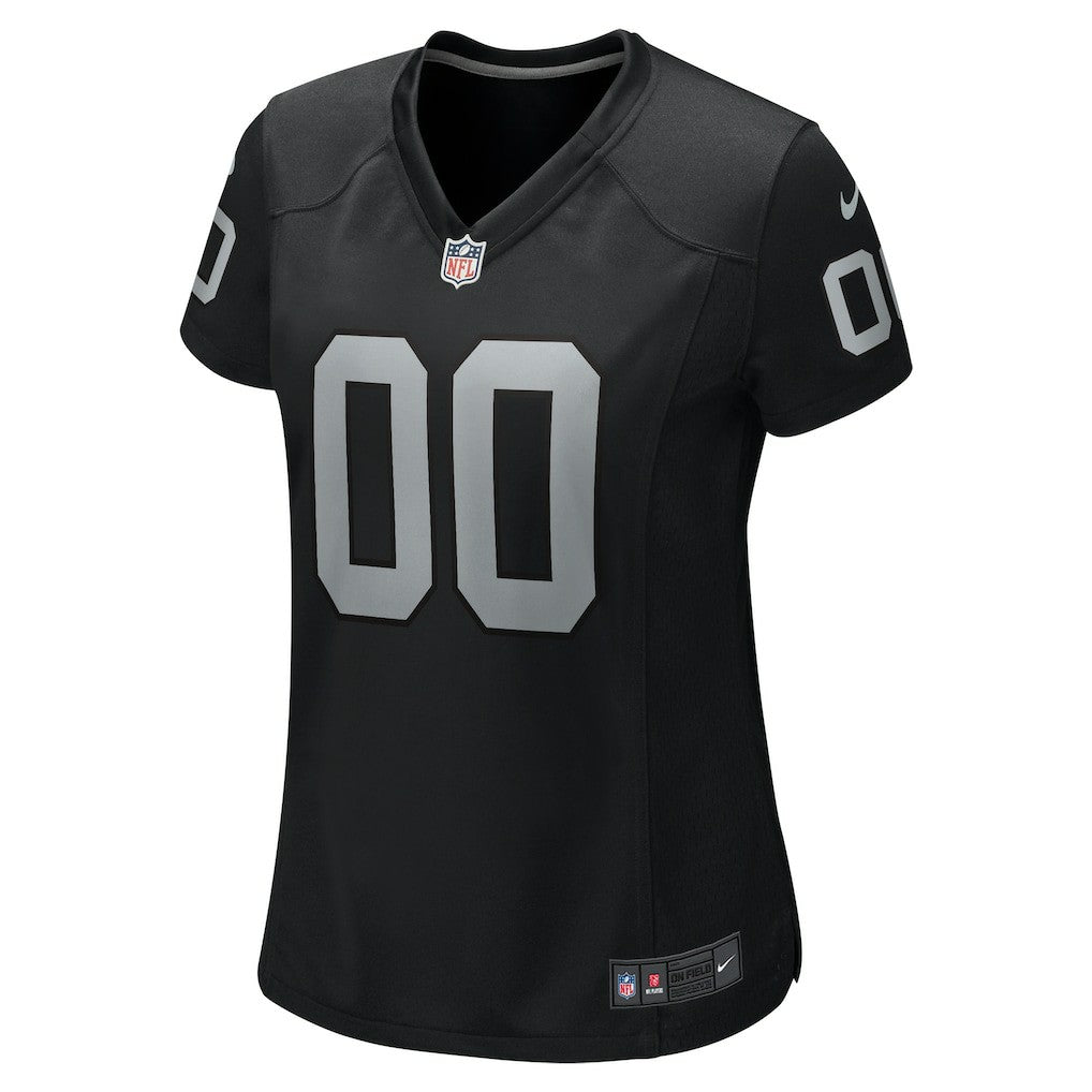 Las Vegas Raiders Women's Custom Game Jersey - Black Jerseys