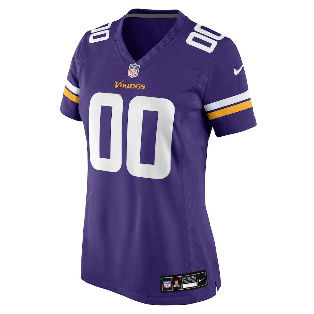 Minnesota Vikings Women's Custom Game Jersey - Purple Jerseys