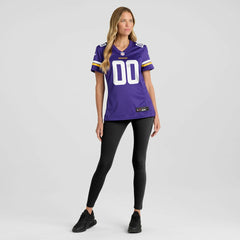 Minnesota Vikings Women's Custom Game Jersey - Purple Jerseys