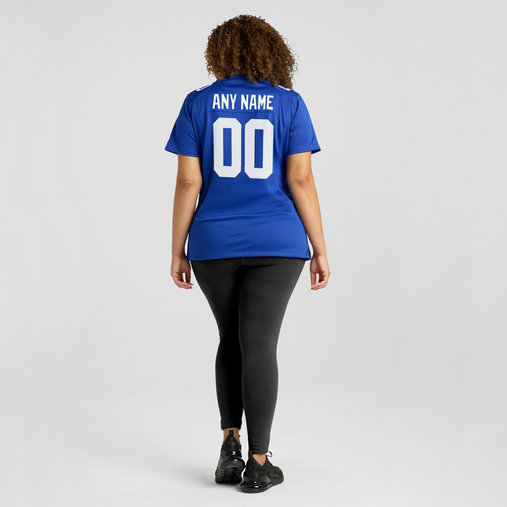 New York Giants Women's Custom Jersey - Royal Jerseys